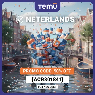 ௹✓ Netherlands Temu   Promo code50% off{acr801841}] For New User