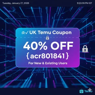 ௹✓ UK Temu Coupon code40% off {acr801841}] for New & Existing user