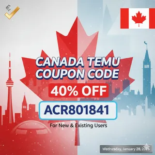 ௹✓ Canada Temu Coupon code40% off {acr801841}] for New & Existing user