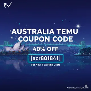 ௹✓ Australia Temu Coupon code40% off {acr801841}] for New & Existing user