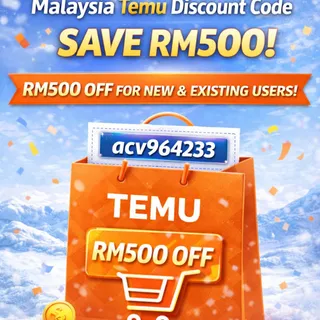 RM Temu {{""Promo "}} Code Malaysia (acv964233)  RM500 off for New & Existing Users