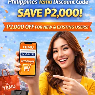 ₱ Temu {{""Discount ""}} Code Philippines((acv964233)) ₱2,000 off for New & Existing Users