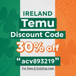 ✓Best   "Ireland Temu  Discount  Code 30% off [{"acv893219"}] For New & Existing User