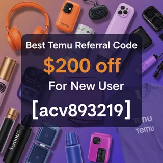 ✓Best   "Australia Temu  Referral Code AU$200 off [{"acv893219"}] For New User