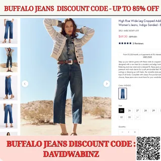 Buffalo jeans discount code & coupon code :DAVIDWABINZ – Up to 85% Off | 2025 Mega Sale!