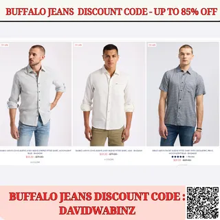 BUFFALO JEANS DISCOUNT CODE & COUPON CODE : DAVIDWABINZ – UP TO 85% OFF – DEAL 2025