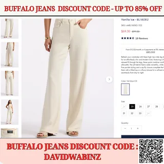 BUFFALO JEANS DISCOUNT CODE : DAVIDWABINZ – UP TO 85% OFF