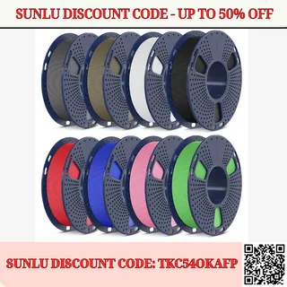 Sunlu promo code "TKC54OKAFP" – Enjoy Massive Discounts Up to 50%