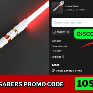 NEOSabers Discount Code 10SAVE – Extra 10% OFF Neopixel Lightsabers (2026)