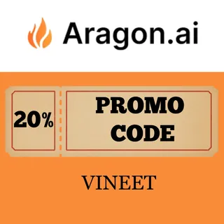 Aragon ai  Promo Code 2026 [VINEET] –  Get 20% Discount
