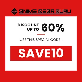Anime Gear Guru Discount Code SAVE10 Get Up to 60% OFF
