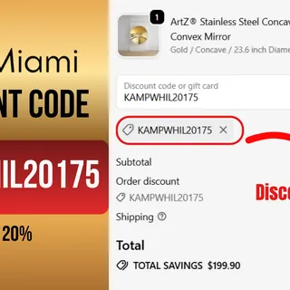 ArtZMiami Discount Code: KAMPWHIL20175 – Save an Extra 10% on Luxury Art Décor in 2026