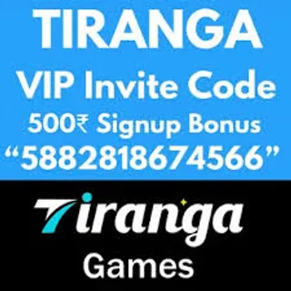 Use Tiranga Invite Code 5882818674566 to Get Instant Signup Bonus & VIP Rewards in 2025