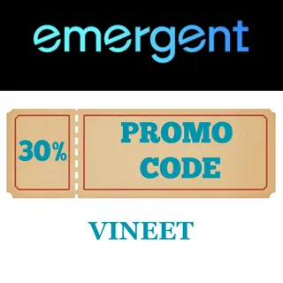 Emergent Promo Code 2026 [VINEET] – Get Exclusive Discount Of 15%