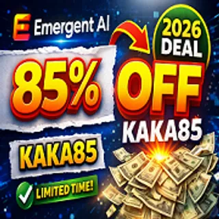 Emergent AI Promo Code KAKA85 (2026) – Get 85% OFF Today