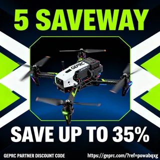 Geprc discount code: 5SAVEWAY – Save up to 35% Off