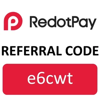 RedotPay Official Referral Code "e6cwt" Claim $10 Welcome Bonus Plus 10% Fee Discount