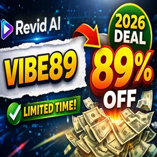 Revid AI Promo Code VIBE89 (2026) – Get Up to 89% OFF Today