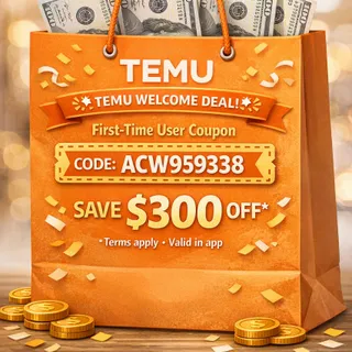 [Fresh]UK Temu Coupon Code £300 off [{"acw959338"}] For Existing User