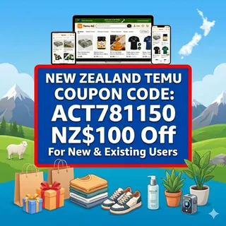 NeW°@» (New Zealand) Temu ⌈COUPON⌋ Code »  [{°act781150°}] ⟮NZ$100 Off⟯ For Existing Customers