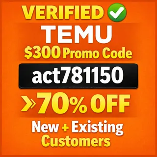 {{New-$300 Off>| Temu Coupon Code➬【°act781150°】For New & Existing Users
