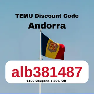 ⚡ Temu Coupon Code Andorra [alb381487] – Enhanced Deal: Unlock €100 Coupons + 30% Off + Free Shipping