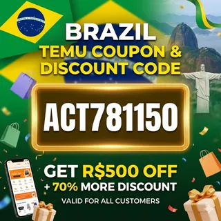 NeW°@» (Brazil) Temu ⌈COUPON⌋ Code ⟹ ||°act781150°|| ⟮R$500 Off⟯ For Existing Customers