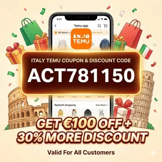 NeW≽ (Italy) Temu ⌈COUPON⌋ Code ➩ ||°act781150°|| ⟮€100 Off⟯ For Existing Customers