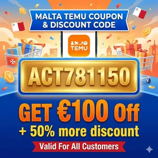 NeW≽ (Malta) Temu ⌈COUPON⌋ Code ➱ {°act781150°} ⟮€100 Off⟯ For Existing Customers