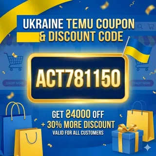 NeW°@» (Ukraine) Temu ⌈COUPON⌋ Code ⤕ [°act781150°] ⟮₴4000 Off⟯ For Existing Customers