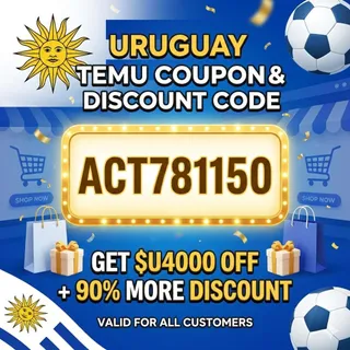 NeW°@» (Uruguay) Temu ⌈COUPON⌋ Code ⤠ "°act781150°" ⟮$U4000 Off⟯ For Existing Customers