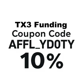 TX3 Funding Coupon Code “AFFL_YD0TY” – Unlock 10% Off Your Trading Evaluation