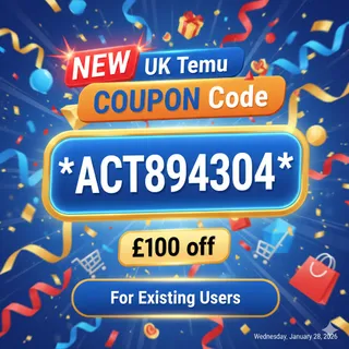 NEW≽ UK Temu ⌊COUPON⌉ Code ʃʃʃACT894304ʃʃʃ £100 off For Existing Users