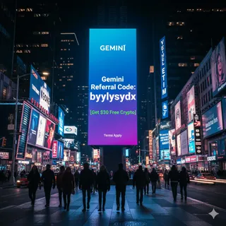 Gemini Referral Code: byylysydx [Get $30 Free Crypto]