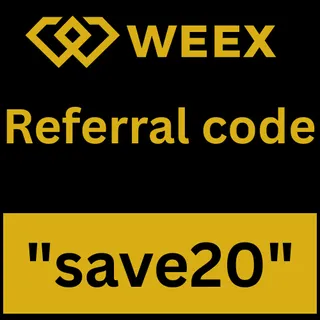 How To Use weex Referral code "save20" Get Upto 10000$ Sign Up Bonus