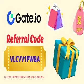 Gate.io Referral Code "VLCVV1PWBA"
