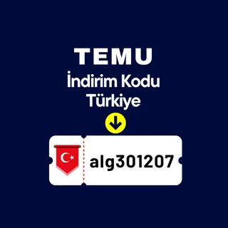 Temu İndirim Kodu: [alg301207] – ₺1.500 Kupon + İlk Siparişte %30 İndirim!