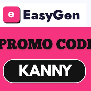 "EasyGen Promo Code [KANNY] – 10% OFF AI Content Generator Plans "