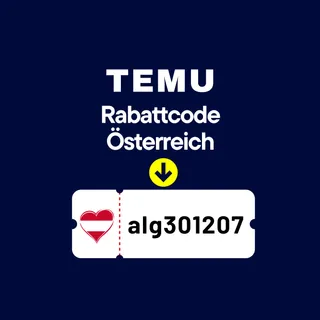  {Neu} Österreich → Temu Rabattcode: [alg301207] – Erhalte 100 € in Gutscheinen + 30 % Rabatt auf die erste Bestellung