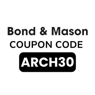 Bond & Mason Discount Code (ARCH30) Enjoy 15% Savings on Every Purchase
