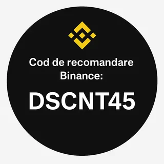 Cod de recomandare Binance: "DSCNT45" – (Activează bonusul de 600 USDT și obține o reducere de 45 % la comisioane)