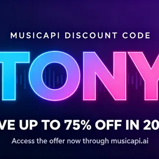 MUSICAPI COUPON CODE: TONY – SAVE UP TO 75% OFF IN 2025